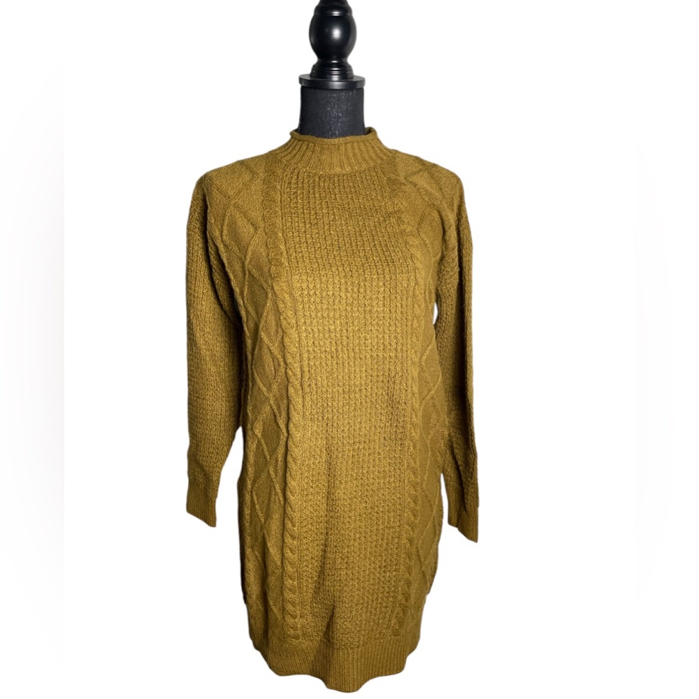NWT BP Nordstrom Womens Cable Knit Sweater Dress XS - Picture 2 of 8